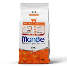 Monge Kitten Anatra сухой корм с уткой для котят, 400 гр
