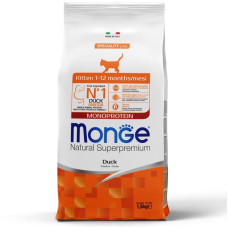 Monge Kitten Anatra сухий корм з качкою для кошенят, 1.5 кг