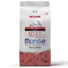 Monge Dog Mini Adult Senior сухий корм з куркою для літніх собак малих порід, 3 кг
