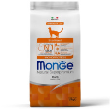 Monge Cat Sterilised Anatra сухий корм з качкою для стерилізованих котів 1.5 кг