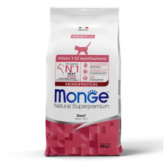 Monge Kitten Manzo сухой корм с говядиной для котят, 400 гр