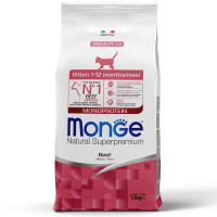 Monge Kitten Manzo сухий корм з яловичиною для кошенят, 1.5 кг