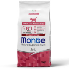 Monge Kitten Manzo сухий корм з яловичиною для кошенят, 1.5 кг