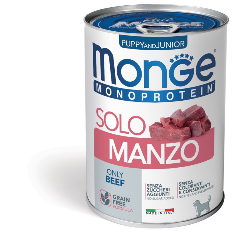 Monge Puppy Solo Beef вологий корм з яловичиною для щенят, 400 г