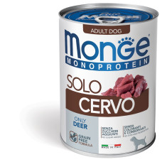 Monge Monoprotein Dog Solo Deer вологий корм з оленіною для собак, 400 г