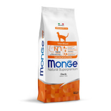 Monge Cat Sterilised Anatra сухий корм з качкою для стерилізованих котів 10 кг