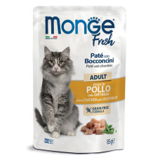 Monge Cat Fresh Chicken вологий корм для котів з куркою, 85 г