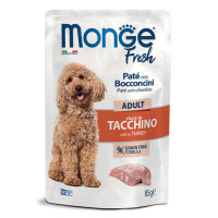 Monge Dog Wet Turkey Fresh влажный корм с индейкой для собак, 85 г