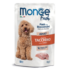 Monge Dog Wet Turkey Fresh вологий корм з індичкою для собак, 85 г