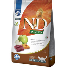 Farmina N&D Cat Pumpkin Venison & Apple Adult сухой корм для котов с олениной, 5 кг