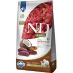 Farmina N&D Quinoa Dog Skin & Coat, Venison & Coconut Adult Medium & Maxi сухой корм с олениной для собак, 7 кг