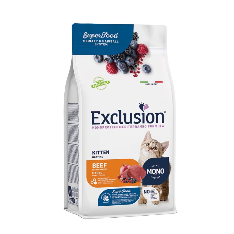 Exclusion Kitten Beef сухой корм для котят с говядиной, 300 г