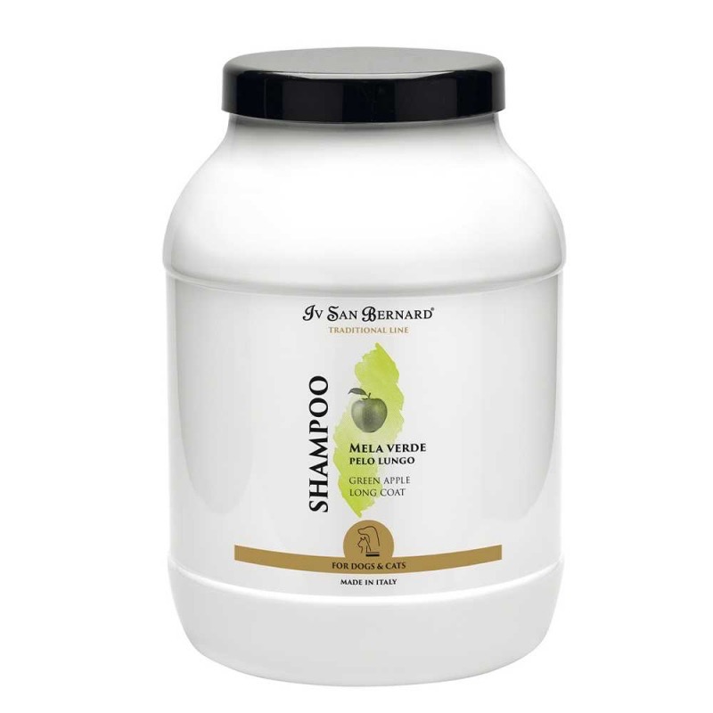 Iv San Bernard Green Apple шампунь для длинношерстных пород собак и котов, 3 л