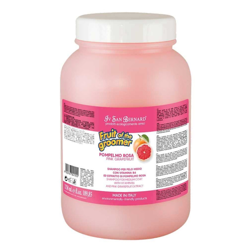 Iv San Bernard Pink Grapefruit шампунь для средней шерсти кошек и собак, 3.25 л