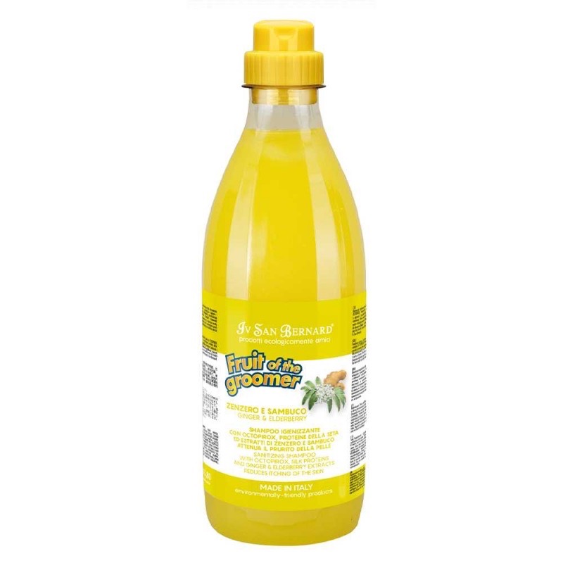 Iv San Bernard Ginger and Elderberry шампунь дезинфицирующий для собак и котов, 1 л