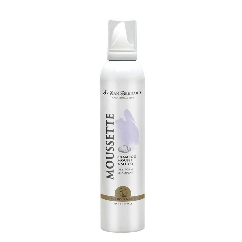 Iv San Bernard Moussette Dry Foam Shampoo миюча піна для шерсті собак і котів, 250 мл