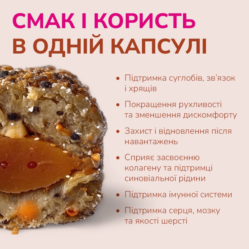 LK Baits Pet Nutrigel Salmon S-M лакомство для собак с лососем для укрепления суставов, 150 гр - фото 3