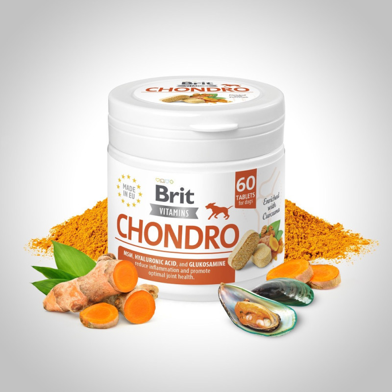 Brit Vitamins Chondro витамины для здоровья суставов у собак, 60 табл - фото 2