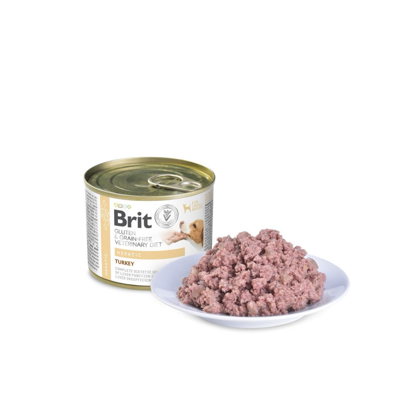 Brit VD Dog Hepatic влажный корм для собак с заболеваниями печени, 200 гр - фото 2