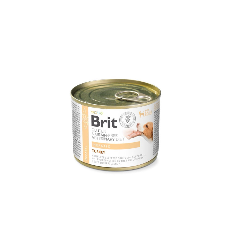 Brit VD Dog Hepatic влажный корм для собак с заболеваниями печени, 200 гр