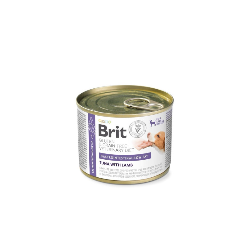 Brit VetDiet Gastrointestinal Low Fat влажный корм для собак с проблемами ЖКТ, 200 гр
