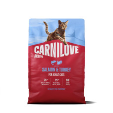 Carnilove Active Salmon & Turkey сухий корм з лососем та індичкою для котів, 2 кг