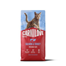 Carnilove Active Salmon & Turkey сухий корм з лососем та індичкою для котів, 6 кг