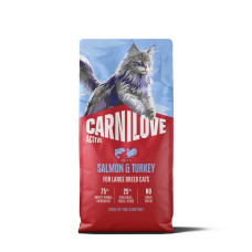 Carnilove Active Salmon & Turkey Large Breed сухий корм для котів великих порід, 6 кг