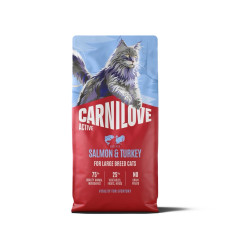 Carnilove Active Salmon & Turkey Large Breed сухой корм для котов крупных пород, 6 кг