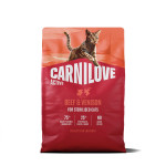 Carnilove Active Beef & Venison Sterilised сухой корм с говядиной и олениной для стерилизованных котов, 2 кг