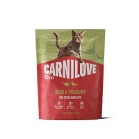 Carnilove Active Duck & Pheasant Sterilised сухий корм з качкою та фазаном для стерилізованих котів, 400 гр