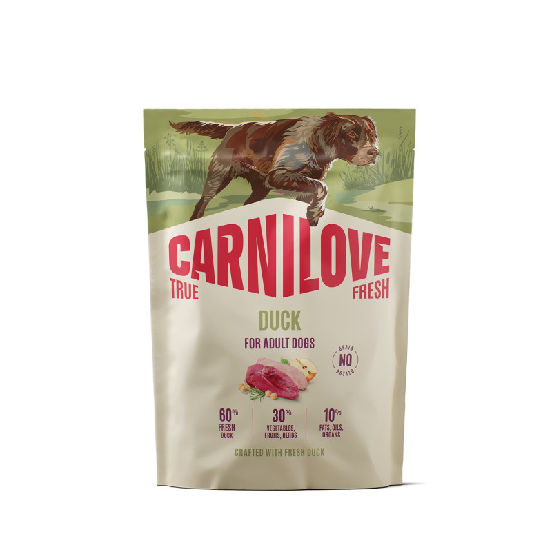 Carnilove True Fresh Duck сухой корм для собак с уткой, 1.5 кг