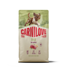 Carnilove True Fresh Puppy сухий корм для цуценят з качкою, 4 кг