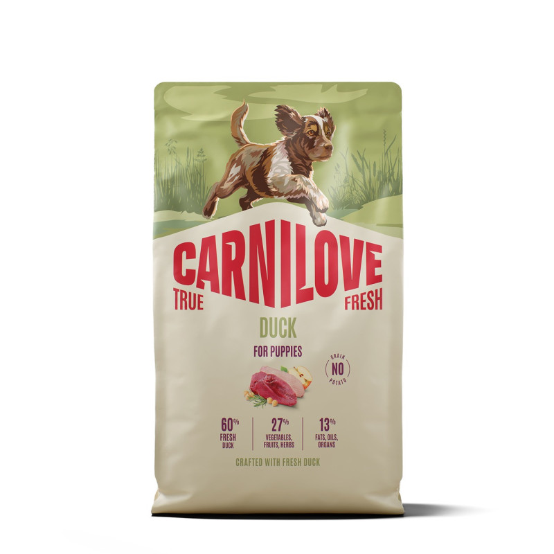 Carnilove True Fresh Puppy сухой корм для щенят с уткой, 4 кг