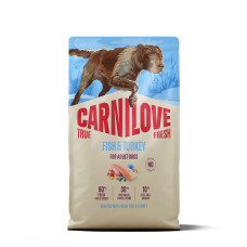 Carnilove True Fresh Fish & Turkey сухий корм з індичкою та рибою для собак, 4 кг