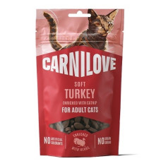Carnilove Soft Snack Turkey With Catnip ласощі для котів з індичкою, 50 гр