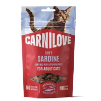 Carnilove Soft Snack Sardine With Strawberry лакомства для котов с сардиной, 50 гр