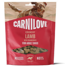 Carnilove Crunchy Snack Lamb With Cranberries лакомства для собак с ягненком, 200 гр