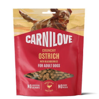 Carnilove Crunchy Snack Ostrich With Blackberries ласощі для собак зі страусом, 200 гр