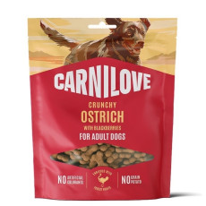 Carnilove Crunchy Snack Ostrich With Blackberries лакомства для собак со страусом, 200 гр