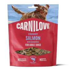 Carnilove Crunchy Snack Salmon With Blueberries лакомство для собак с лососем, 200 гр