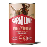 Carnilove Lamb & Wild Boar вологий корм для собак з ягнятком та кабаном, 400 гр