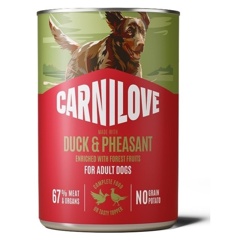 Carnilove Duck & Pheasant влажный корм для собак с уткой и фазаном, 400 гр