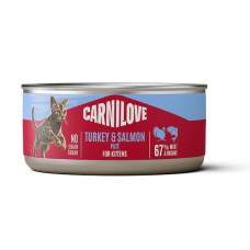Carnilove Turkey & Salmon вологий корм для кошенят з індичкою та лососем, 100 гр