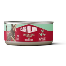 Carnilove Chicken, Duck & Pheasant вологий корм для котів з куркою, качкою та фазаном, 100 гр