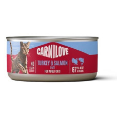 Carnilove Turkey & Salmon вологий корм для котів з індичкою та лососем, 100 гр