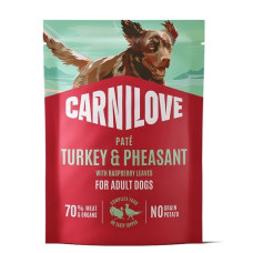 Carnilove Turkey & Pheasant With Raspberry Leaves вологий корм для собак з індичкою та фазаном, 300 гр