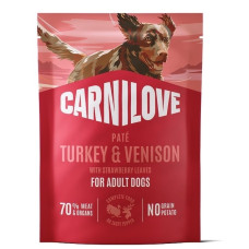 Carnilove Turkey & Venison With Strawberry Leaves вологий корм для собак з індичкою та олениною, 300 гр