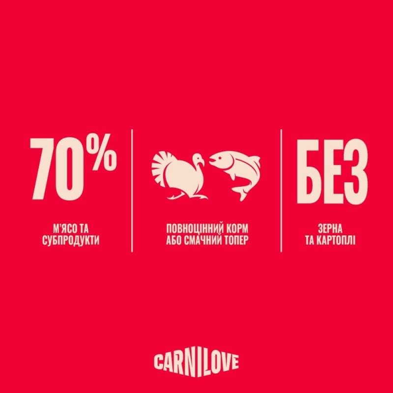 Carnilove Turkey & Salmon With Blueberries вологий корм з індичкою та лососем для щенят, 300 гр - фото 5