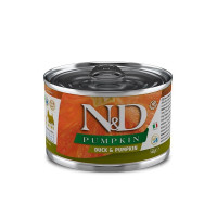 Farmina N&D GF Pumpkin Duck Adult Mini влажный корм для собак малых пород с уткой, 6 шт х 140 гр